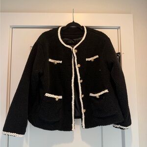 Black and White Women's Jacket
